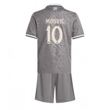 Real Madrid Luka Modric #10 Tredjeställ Barn 2024-25 Korta ärmar (+ Korta byxor)